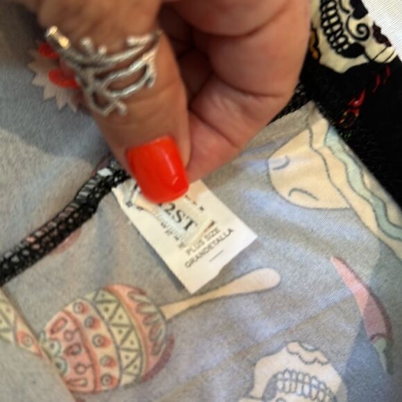 Sugar Skull Leggings size XL Plus - Picture 7 of 9
